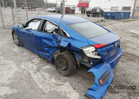 2018 Honda Civic Lx из США, поврежденный, VIN 2HGFC2F54JH553829
